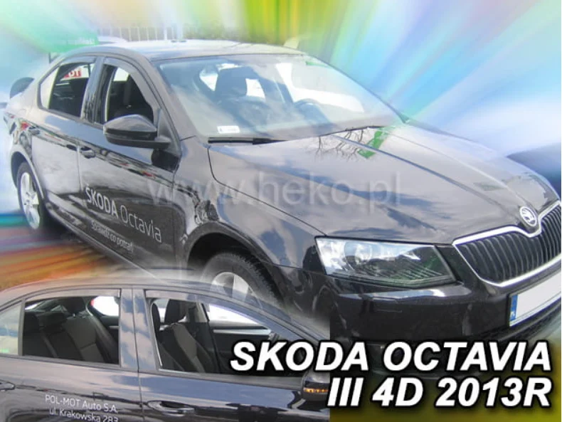 ΑΝΕΜΟΘΡΑΥΣΤΕΣ ΓΙΑ SKODA OCTAVIA 3 A7 4/5D 2013+ LTB ΣΕΤ ΑΥΤΟΚΙΝΗΤΟΥ ΑΠΟ ΕΥΚΑΜΠΤΟ ΦΙΜΕ ΠΛΑΣΤΙΚΟ HEKO - 4 ΤΕΜ. ΑΝΕΜΟΘΡΑΥΣΤΕΣ ΓΙΑ SKODA OCTAVIA 3 A7 4/5D 2013+ LTB ΣΕΤ ΑΥΤΟΚΙΝΗΤΟΥ ΑΠΟ ΕΥΚΑΜΠΤΟ ΦΙΜΕ ΠΛΑΣΤΙΚΟ HEKO - 4 ΤΕΜ. 28339 - Image 1