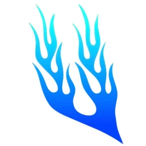 ΑΥΤΟΚΟΛΛΗΤΟ ΦΛΟΓΑ-ΜΠΛΕ (20x30cm) ΔΕΞΙ - 1 ΤΕΜ. 07748