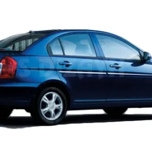 TRIM ΠΑΡΑΘΥΡΩΝ 4ΤΕΜ ΑΝΟΞ.ΑΤΣΑΛΙ ΧΡΩΜΙΟ ΓΙΑ HYUNDAI ACCENT/ERA SD 2005-2011 6201060