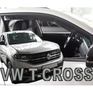 ΑΝΕΜΟΘΡΑΥΣΤΕΣ ΓΙΑ VW T-CROSS 5D 2019+ ΖΕΥΓΑΡΙ ΑΠΟ ΕΥΚΑΜΠΤΟ ΦΙΜΕ ΠΛΑΣΤΙΚΟ HEKO - 2 ΤΕΜ. 31015