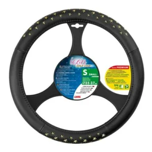 Lampa Κάλυμμα Τιμονιού Αυτοκινήτου ICON Stars 35-37εκ. Άοσμο με μεταλλικά αστέρια Ultra soft Skeentex Χρυσό 1-τεμ. (L3297.0) 32970