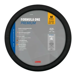 Lampa Κάλυμμα Τιμονιού Αυτοκινήτου Formula One 37-39εκ. Άοσμο Αντιιδρωτικό Ευρείας κάλυψης Μαύρο 1-τεμ. (L3306.8) 33068