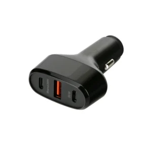 ΦΟΡΤΙΣΤΗΣ ΑΝΑΠΤΗΡΑ 12/24V MAX 40W ΜΕ 1 ΘΥΡΑ USB A & 2 ΘΥΡΕΣ USB C FAST CHARGE ΜΑΥΡΟΣ ROCKET 3 PRO LAMPA - 1 TEM. 38721