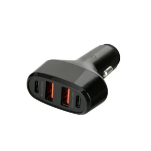 ΦΟΡΤΙΣΤΗΣ ΑΝΑΠΤΗΡΑ 12/24V MAX 50W ΜΕ 2 ΘΥΡΕΣ USB A & 2 ΘΥΡΕΣ USB C FAST CHARGE ΜΑΥΡΟΣ ROCKET 4 PRO LAMPA - 1 TEM. 38722