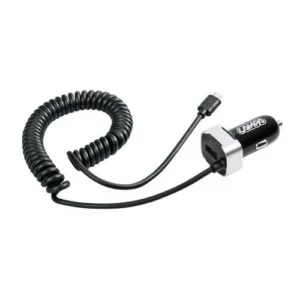 Αντάπτορας Αναπτήρα  12/24V 2400mA Διπλός με Θύρα USB+MICRO USB με καλώδιο 150cm 38928