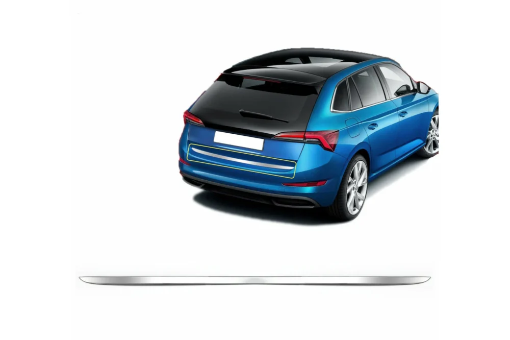 TRIM ΜΑΡΚΕ ΠΟΡΤ ΜΠΑΓΚΑΖ ΧΡΩΜΙΟ ΓΙΑ SKODA KAROQ 2017+ TRIM ΜΑΡΚΕ ΠΟΡΤ ΜΠΑΓΚΑΖ ΧΡΩΜΙΟ ΓΙΑ SKODA KAROQ 2017+ - Image 1