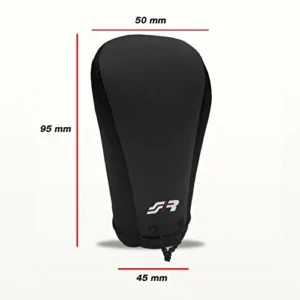 ΚΑΛΥΜΜΑ ΓΙΑ ΠΟΜΟΛΟ ΤΑΧΥΤΗΤΩΝ GEAR KNOB COVER ΜΑΥΡΟ ΜΙΚΡΟΦΙΜΠΡΑ GKC