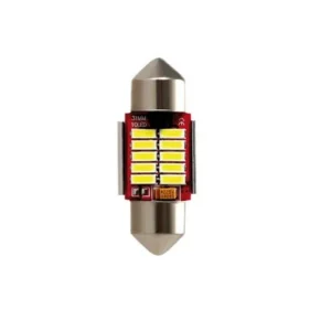 ΛΑΜΠΑΚΙ ΠΛΑΦΟΝΙΕΡΑΣ 12V 12x31mm 150lm ΛΕΥΚΟ MEGA-LED10 (ΔΙΠΛΗΣ ΠΟΛΙΚΟΤΗΤΑΣ- CAN-BUS) BLISTER 1ΤΕΜ. 58123