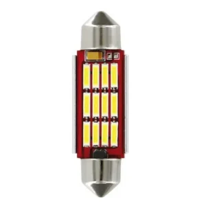 ΛΑΜΠΑΚΙ ΠΛΑΦΟΝΙΕΡΑΣ 12V 12x41mm 150lm ΛΕΥΚΟ MEGA-LED12 (ΔΙΠΛΗΣ ΠΟΛΙΚΟΤΗΤΑΣ- CAN-BUS) BLISTER 1ΤΕΜ. 58125
