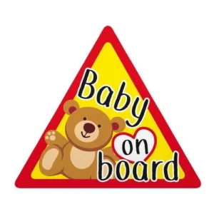 BABY ON BOARD ΕΝΔΕΙΞΗ ΣΤΑΤΙΚΟ 128x112mm 66859