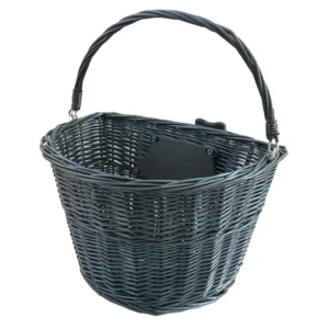 ΚΑΛΑΘΙ ΠΟΔΗΛΑΤΟΥ ΜΑΥΡΗ ΨΑΘΑ ΜΠΡΟΣΤΙΝΟ ΜΕ ΚΛΙΠ 36x26x22 68367