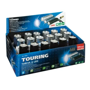 ΦΑΚΟΣ TOURING 9 LED - 1200 MCD - 90 Χ 26 mm (ΑΔΙΑΒΡΟΧΟΣ/ΑΛΟΥΜΙΝΙΟΥ) LAMPA - ΚΟΥΤΙ 18 ΤΕΜ 72022D