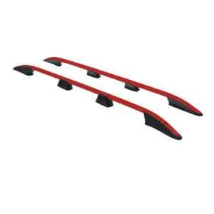 ΠΑΡΑΛΛΗΛΕΣ ΜΠΑΡΕΣ ΟΡΟΦΗΣ ΑΛΟΥΜΙΝΙΟΥ ΣΕ KOKKINO ΧΡΩΜΑ ELEGANCE L2 ΓΙΑ VW T5 CARAVELLE 2003-2015 ΜΕΓΙΣΤΟ ΒΑΡΟΣ ΦΟΡΤΙΟΥ 75KG OMTEC - 2 TEM. 7522930LR