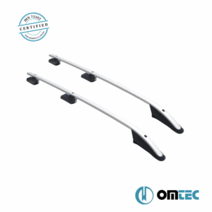 Omtec - Παράλληλες Μπάρες Οροφής Sport για VW Amarok (PH 2H) 2010>2022 από Αλουμίνιο σε Ασημί Χρώμα - 2 τεμ. (7535931/OM) 7535931
