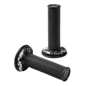 ΧΕΡΟΥΛΙΑ MOTO DONUT OFF-ROAD ΜΑΥΡΑ/ΓΚΡΙ 22MM+25MM 12CM 2ΤΕΜ 90570