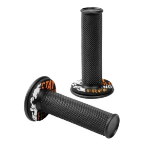 ΧΕΡΟΥΛΙΑ MOTO DONUT OFF-ROAD ΜΑΥΡΑ/ΠΟΡΤΟΚΑΛΙ 22MM+25MM 12CM 2ΤΕΜ 90573