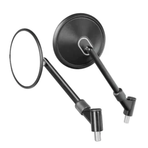 ΚΑΘΡΕΠΤΕΣ MOTO OXI M10x1,25 DX+SX ΣΤΡΟΓΓΥΛΟΙ ΣΕ ΜΑΥΡΟ ΧΡΩΜΑ LAMPA - 2 ΤΕΜ. 91628