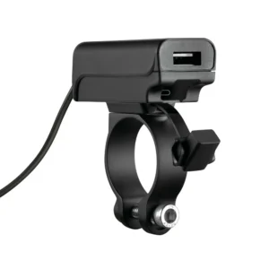 Αδιάβροχος Φορτιστής Κινητού Trek X 12/24V 48W της σειράς Optiline με 2 θύρες USB Type A και USB Type C, Καλώδιο 180 cm, Βύσμα SAE και Ακροδέκτες, Ασφάλεια, Αδιαβροχοποίηση IPX6, συμβατό με Βάσεις Στήριξης, Θήκες ή Αντάπτορες Κινητού Optiline 91817