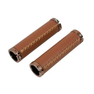 ΧΕΙΡΟΛΑΒΕΣ ΠΟΔΗΛΑΤΟΥ ΔΕΡΜΑΤΙΝΑ VINTAGE 127+127mm 22,5mm ΚΑΦΕ 2ΤΕΜ. 92813