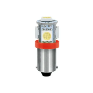 T4W BA9s 24/28V 5SMDx1CHIP LED 35lm ΚΟΚΚΙΝΟ ΚΟΥΤΙ LAMPA - 20 ΤΕΜ. 97569