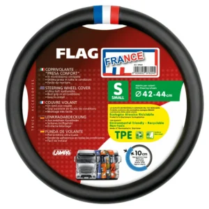 ΚΑΛΥΜΜΑ ΤΙΜΟΝΙΟΥ ΦΟΡΤΗΓΟΥ ΣΗΜΑΙΑ ΓΑΛΛΙΑΣ ΔΕΡΜΑΤΙΝΗ ΜΑΥΡΟ (S) 42-44cm ΟΙΚΟΛΟΓΙΚΟ & ΑΟΣΜΟ LAMPA - 1 TEM. 97824