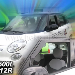 ΑΝΕΜΟΘΡΑΥΣΤΕΣ ΓΙΑ FIAT 500 L 5D 2012-2020 ΖΕΥΓΑΡΙ ΑΠΟ ΕΥΚΑΜΠΤΟ ΦΙΜΕ ΠΛΑΣΤΙΚΟ HEKO - 2 ΤΕΜ. 15170