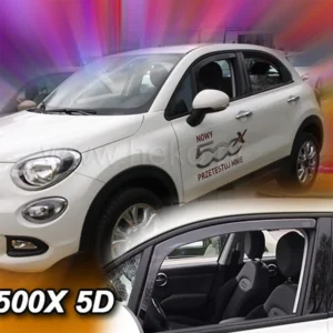 ΑΝΕΜΟΘΡΑΥΣΤΕΣ ΓΙΑ FIAT 500 X 5D 2015-2021 ΖΕΥΓΑΡΙ ΑΠΟ ΕΥΚΑΜΠΤΟ ΦΙΜΕ ΠΛΑΣΤΙΚΟ HEKO - 2 ΤΕΜ. 15173