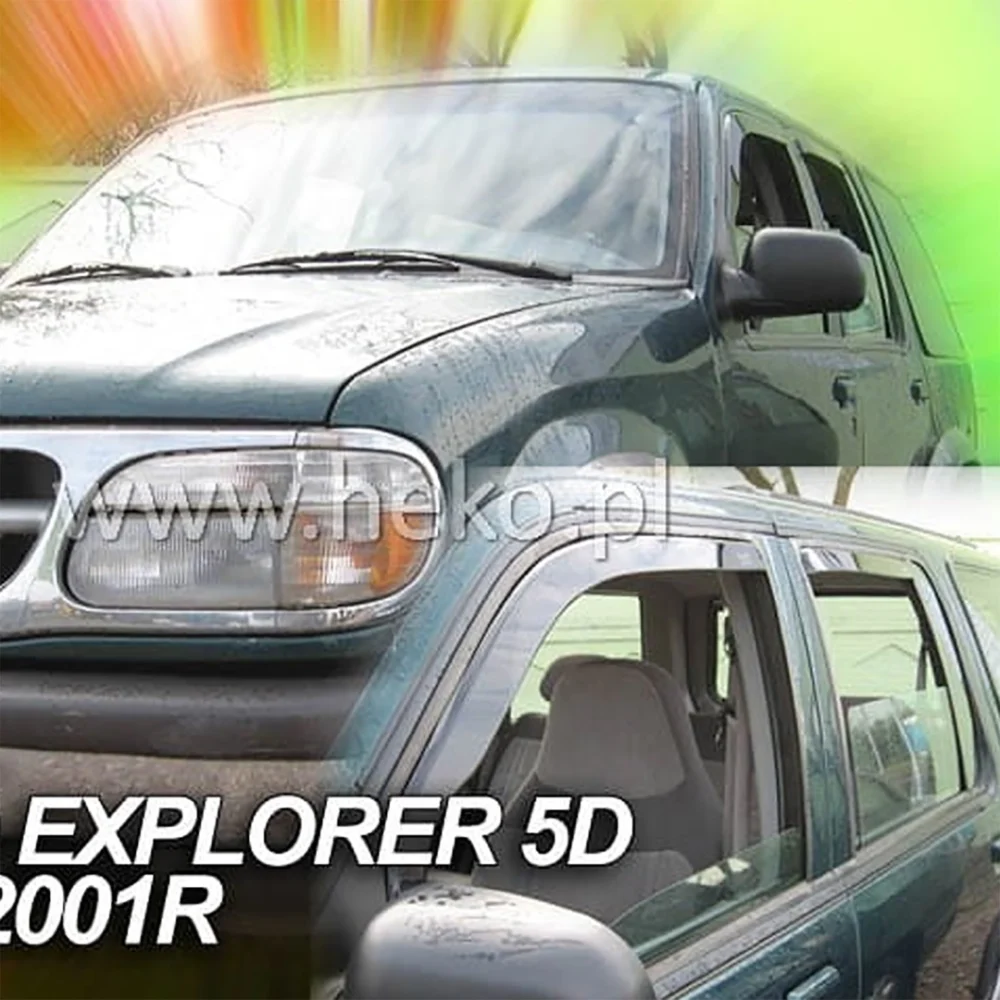 ΑΝΕΜΟΘΡΑΥΣΤΕΣ ΓΙΑ FORD EXPLORER 2 5D 1996-2001 ΖΕΥΓΑΡΙ ΑΠΟ ΕΥΚΑΜΠΤΟ ΦΙΜΕ ΠΛΑΣΤΙΚΟ HEKO - 2 ΤΕΜ. ΑΝΕΜΟΘΡΑΥΣΤΕΣ ΓΙΑ FORD EXPLORER 2 5D 1996-2001 ΖΕΥΓΑΡΙ ΑΠΟ ΕΥΚΑΜΠΤΟ ΦΙΜΕ ΠΛΑΣΤΙΚΟ HEKO - 2 ΤΕΜ. 15271 - Image 1