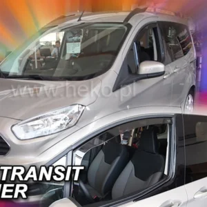 ΑΝΕΜΟΘΡΑΥΣΤΕΣ ΓΙΑ FORD TRANSIT COURIER 2D/4D 2014-2023  / TOURNEO COURIER 2D/4D 2014-2023 ΖΕΥΓΑΡΙ ΑΠΟ ΕΥΚΑΜΠΤΟ ΦΙΜΕ ΠΛΑΣΤΙΚΟ HEKO - 2 ΤΕΜ. 15310