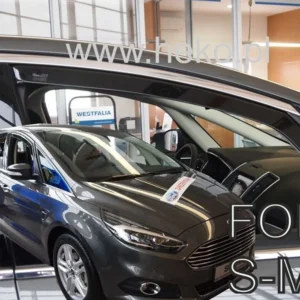 ΑΝΕΜΟΘΡΑΥΣΤΕΣ ΓΙΑ FORD S-MAX 2 5D 2016+ ΖΕΥΓΑΡΙ ΑΠΟ ΕΥΚΑΜΠΤΟ ΦΙΜΕ ΠΛΑΣΤΙΚΟ HEKO - 2 ΤΕΜ. 15317