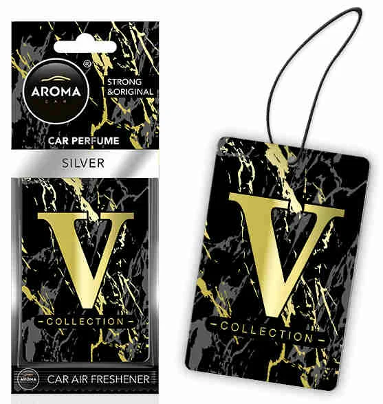 ΑΡΩΜΑΤΙΚΟ (ΚΡΕΜΑΣΤΟ) AROMA V-COLLECTION - SILVER ΑΜΙΟ - 1 ΤΕΜ. ΑΡΩΜΑΤΙΚΟ (ΚΡΕΜΑΣΤΟ) AROMA V-COLLECTION - SILVER ΑΜΙΟ - 1 ΤΕΜ. A83553 - Image 1