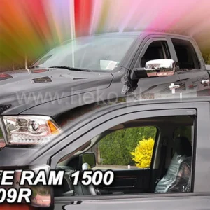 ΑΝΕΜΟΘΡΑΥΣΤΕΣ ΓΙΑ DODGE RAM 1500 IV 4D 2009-2018 ΖΕΥΓΑΡΙ ΑΠΟ ΕΥΚΑΜΠΤΟ ΦΙΜΕ ΠΛΑΣΤΙΚΟ HEKO - 2 ΤΕΜ. 13418