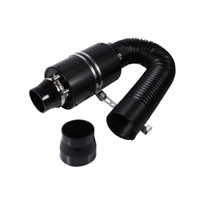 ΒΑΡΕΛΑΚΙ CARBON Φ63  24cm ΜΕ ΣΩΛΗΝΑ ΣΠΙΡΑΛ ΑΕΡΑ ΜΑΥΡΟ 27-95 cm SIMONI RACING - 1 TEM. AB1