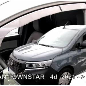 ΑΝΕΜΟΘΡΑΥΣΤΕΣ ΓΙΑ NISSAN TOWNSTAR VAN 2021+ ΖΕΥΓΑΡΙ VAN ΑΠΟ ΕΥΚΑΜΠΤΟ ΦΙΜΕ ΠΛΑΣΤΙΚΟ HEKO - 2 ΤΕΜ. 24312