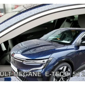 ΑΝΕΜΟΘΡΑΥΣΤΕΣ ΓΙΑ RENAULT MEGANE E-TECH 5D 2022+ ΣΕΤ ΑΥΤΟΚΙΝΗΤΟΥ ΑΠΟ ΕΥΚΑΜΠΤΟ ΦΙΜΕ ΠΛΑΣΤΙΚΟ HEKO - 4 ΤΕΜ. 27022