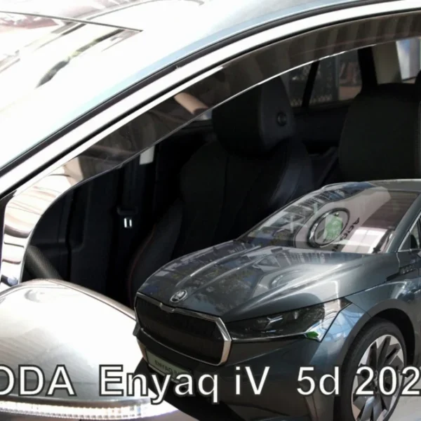 ΑΝΕΜΟΘΡΑΥΣΤΕΣ ΓΙΑ SKODA ENYAQ 5D 2020+ ΑΥΤΟΚΙΝΗΤΟΥ ΑΠΟ ΕΥΚΑΜΠΤΟ ΦΙΜΕ ΠΛΑΣΤΙΚΟ HEKO - 2 ΤΕΜ.