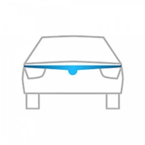 ΑΝΕΜΟΘΡΑΥΣΤΗΣ ΚΑΠΩ ΑΥΤΟΚΙΝΗΤΟΥ ΓΙΑ TOYOTA LAND CRUISER J120 5D 2003-2009 ΑΠΟ ΕΥΚΑΜΠΤΟ ΦΙΜΕ ΠΛΑΣΤΙΚΟ HEKO - 1 ΤΕΜ.