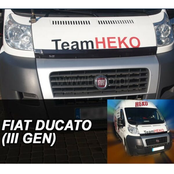 ΑΝΕΜΟΘΡΑΥΣΤΗΣ ΚΑΠΩ ΑΥΤΟΚΙΝΗΤΟΥ ΓΙΑ FIAT DUCATO III / CITROEN JUMPER II / PEUGEOT BOXER II 2006-2014 ΑΠΟ ΕΥΚΑΜΠΤΟ ΦΙΜΕ ΠΛΑΣΤΙΚΟ HEKO - 1 ΤΕΜ. 02140