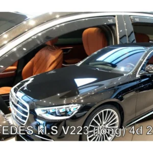 ΑΝΕΜΟΘΡΑΥΣΤΕΣ ΓΙΑ MERCEDES S W223 /V223 4D 2020+ ΣΕΤ ΑΥΤΟΚΙΝΗΤΟΥ ΑΠΟ ΕΥΚΑΜΠΤΟ ΦΙΜΕ ΠΛΑΣΤΙΚΟ HEKO - 4 ΤΕΜ. 23642