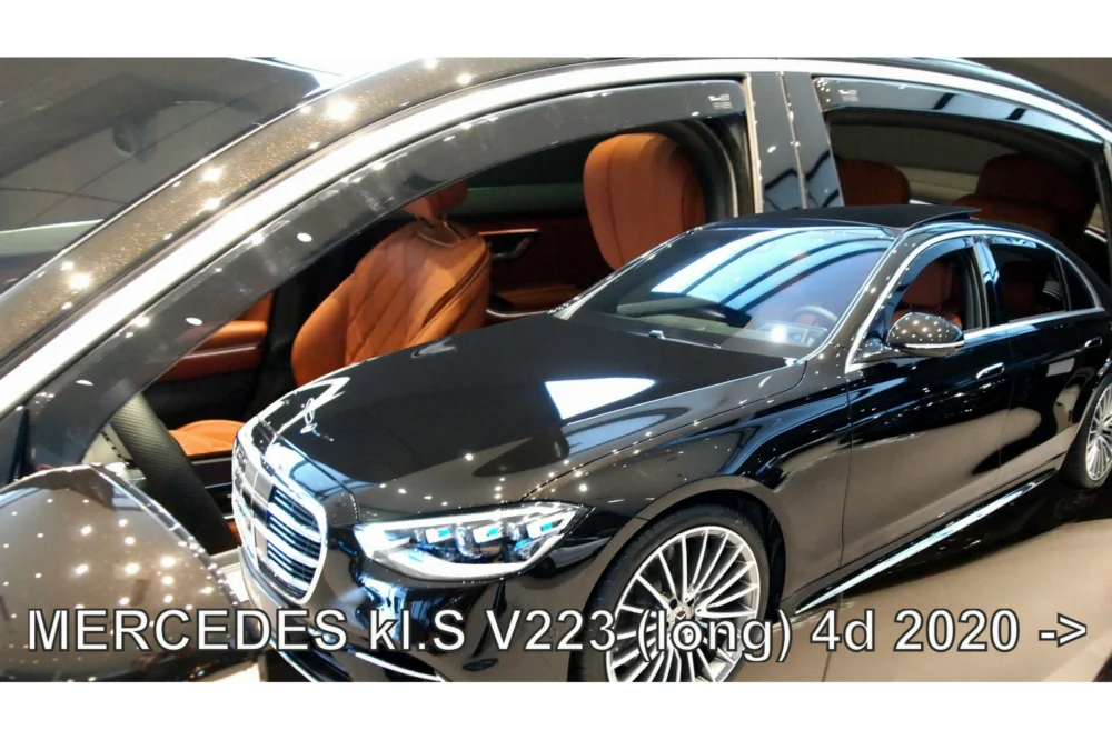 ΑΝΕΜΟΘΡΑΥΣΤΕΣ ΓΙΑ MERCEDES S W223 /V223 4D 2020+ ΣΕΤ ΑΥΤΟΚΙΝΗΤΟΥ ΑΠΟ ΕΥΚΑΜΠΤΟ ΦΙΜΕ ΠΛΑΣΤΙΚΟ HEKO - 4 ΤΕΜ. ΑΝΕΜΟΘΡΑΥΣΤΕΣ ΓΙΑ MERCEDES S W223 /V223 4D 2020+ ΣΕΤ ΑΥΤΟΚΙΝΗΤΟΥ ΑΠΟ ΕΥΚΑΜΠΤΟ ΦΙΜΕ ΠΛΑΣΤΙΚΟ HEKO - 4 ΤΕΜ. 23642 - Image 1