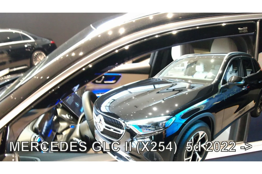 ΑΝΕΜΟΘΡΑΥΣΤΕΣ ΓΙΑ MERCEDES GLC X254 5D 2022+ - ΖΕΥΓΑΡΙ ΑΥΤΟΚΙΝΗΤΟΥ ΑΠΟ ΕΥΚΑΜΠΤΟ ΦΙΜΕ ΠΛΑΣΤΙΚΟ HEKO - 2 ΤΕΜ. ΑΝΕΜΟΘΡΑΥΣΤΕΣ ΓΙΑ MERCEDES GLC X254 5D 2022+ - ΖΕΥΓΑΡΙ ΑΥΤΟΚΙΝΗΤΟΥ ΑΠΟ ΕΥΚΑΜΠΤΟ ΦΙΜΕ ΠΛΑΣΤΙΚΟ HEKO - 2 ΤΕΜ. 23639 - Image 1