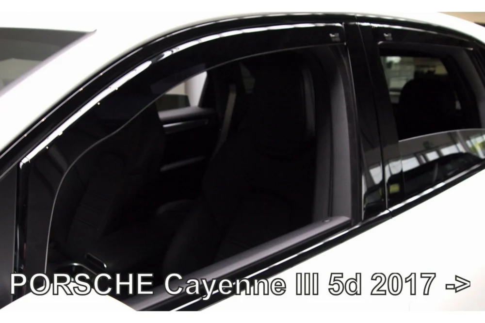 ΑΝΕΜΟΘΡΑΥΣΤΕΣ ΓΙΑ PORSCHE CAYENNE 5D 2017+ - ΣΕΤ ΑΥΤΟΚΙΝΗΤΟΥ ΑΠΟ ΕΥΚΑΜΠΤΟ ΦΙΜΕ ΠΛΑΣΤΙΚΟ HEKO - 4 ΤΕΜ. ΑΝΕΜΟΘΡΑΥΣΤΕΣ ΓΙΑ PORSCHE CAYENNE 5D 2017+ - ΣΕΤ ΑΥΤΟΚΙΝΗΤΟΥ ΑΠΟ ΕΥΚΑΜΠΤΟ ΦΙΜΕ ΠΛΑΣΤΙΚΟ HEKO - 4 ΤΕΜ. 26308 - Image 1