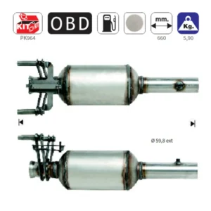 ΦΙΛΤΡΟ DPF ΚΟΡΔΙΕΡΙΤΗ MERCEDES SPRINTER 209/211/213/215/309/311/313/315/411/509/511/515 2.1TD CDI 2148cc 2006-2010 FD1002