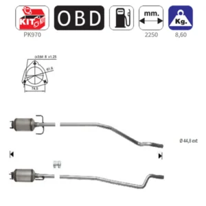 ΦΙΛΤΡΟ DPF ΣΙΛΙΚΟΝΟΥΧΟ ΚΑΡΒΙΔΙΟ SIC OPEL COMBO 1.3TD CDTi 1248cc 55Kw Z13DTJ 10/2005+ FD1022Q