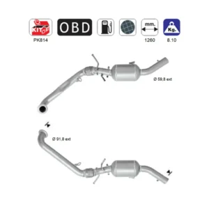 ΦΙΛΤΡΟ DPF ΣΙΛΙΚΟΝΟΥΧΟ ΚΑΡΒΙΔΙΟ SIC MERCEDES A160/A180/A200 W169/W245 2.0TD 1991cc 2004-2012 FD1066Q