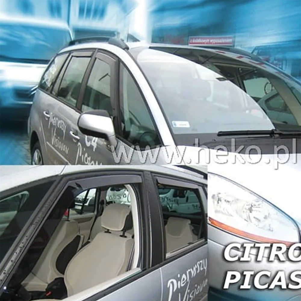 ΑΝΕΜΟΘΡΑΥΣΤΕΣ ΓΙΑ CITROEN C4 PICASSO MK1 5D 2006-2013 ΖΕΥΓΑΡΙ ΑΠΟ ΕΥΚΑΜΠΤΟ ΦΙΜΕ ΠΛΑΣΤΙΚΟ HEKO - 2 ΤΕΜ. ΑΝΕΜΟΘΡΑΥΣΤΕΣ ΓΙΑ CITROEN C4 PICASSO MK1 5D 2006-2013 ΖΕΥΓΑΡΙ ΑΠΟ ΕΥΚΑΜΠΤΟ ΦΙΜΕ ΠΛΑΣΤΙΚΟ HEKO - 2 ΤΕΜ. 12234 - Image 1