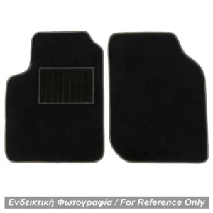 ΠΑΤΑΚΙΑ ΜΟΚΕΤΑ ΓΙΑ MERCEDES SMART 451 2007-2014 ΜΑΥΡΟ ΜΕ ΓΚΡΙ ΡΕΛΙ RACE AXION - 2 ΤΕΜ.