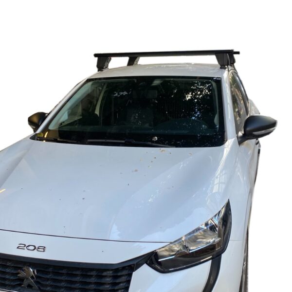 KIT ΜΕ ΜΠΑΡΕΣ ΟΡΟΦΗΣ ΓΙΑ PEUGEOT 208 II 5D 06/2019+ (12500/MB+DLKIT41G) ΑΛΟΥΜΙΝΙΟΥ DELTA BLACK MENABO? - 2 ΤΕΜ. MP.PE.041/MB/DLT