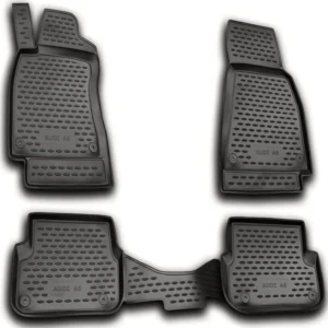 ΜΑΡΚΕ ΠΑΤΑΚΙΑ ΣΕ ΣΚΑΦΗ TPE ΛΑΣΤΙΧΟ ΓΙΑ AUDI A6 2006-2011  ΣΕ ΑΝΘΡΑΚΙ ΣΚΟΥΡΟ ΓΚΡΙ ΧΡΩΜΑ NOVLINE - 4 ΤΕΜ. EXP.NLC.04.08.211N