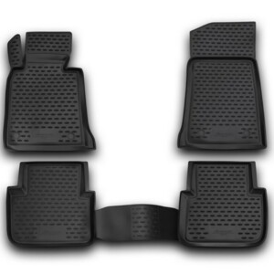 ΜΑΡΚΕ ΠΑΤΑΚΙΑ ΣΕ ΣΚΑΦΗ TPE ΛΑΣΤΙΧΟ ΓΙΑ BMW ΣΕΙΡΑ 3 E46 4D 1998-2007  ΣΕ ΜΑΥΡΟ ΧΡΩΜΑ NOVLINE - 4 ΤΕΜ. EXP.NLC.05.26.210K